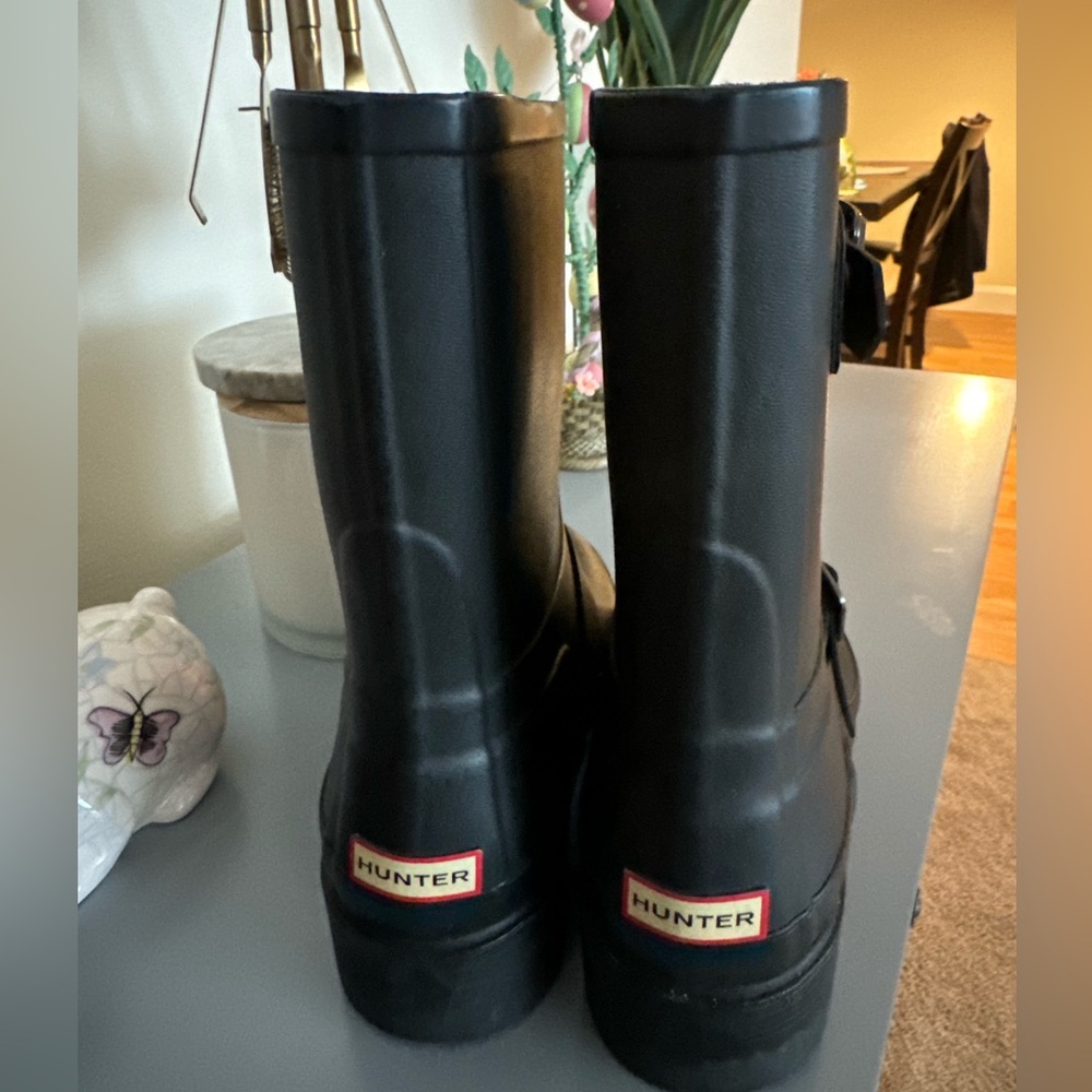 Women Black Hunter Boots Waterproof Size 7
